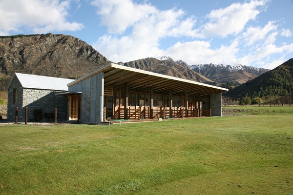 The new Millbrook Driving Range building